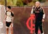 Leonardo Jardim em seu primeiro treino no Flamengo