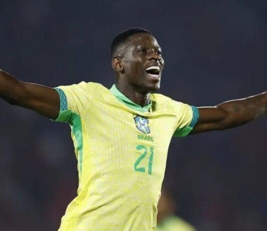 Jogador Luiz Henrique na Seleção