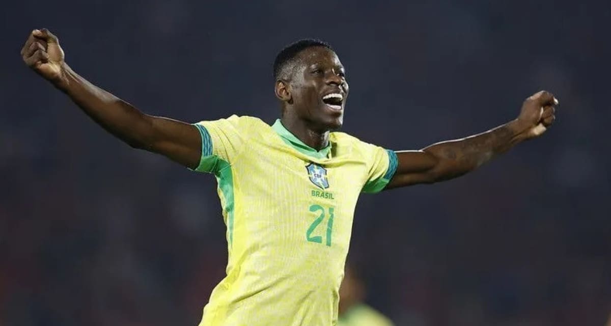 Jogador Luiz Henrique na Seleção