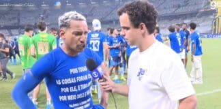 Matheus Pereira exalta a Deus após vitória