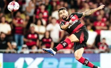 Paquetá em lance na vitória do Flamengo