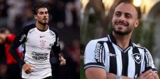 Pedro Raul do Corinthians e Arthur Cabral do Botafogo