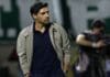 O técnico Abel Ferreira, da SE Palmeiras, em jogo contra a equipe do G Novorinzontino