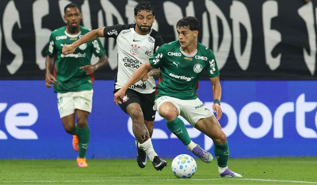 Jogo de Corinthians e Palmeiras