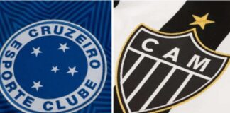 Escudos do Cruzeiro e do Atlético