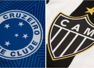 Escudos do Cruzeiro e do Atlético