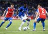 Neiser-Villarreal em cruzeiro contra universidad catolica
