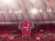 Camisa gigante do Flamengo no Maracanã