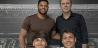 Hulk e os filhos Tiago e Ian