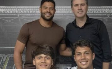 Hulk e os filhos Tiago e Ian