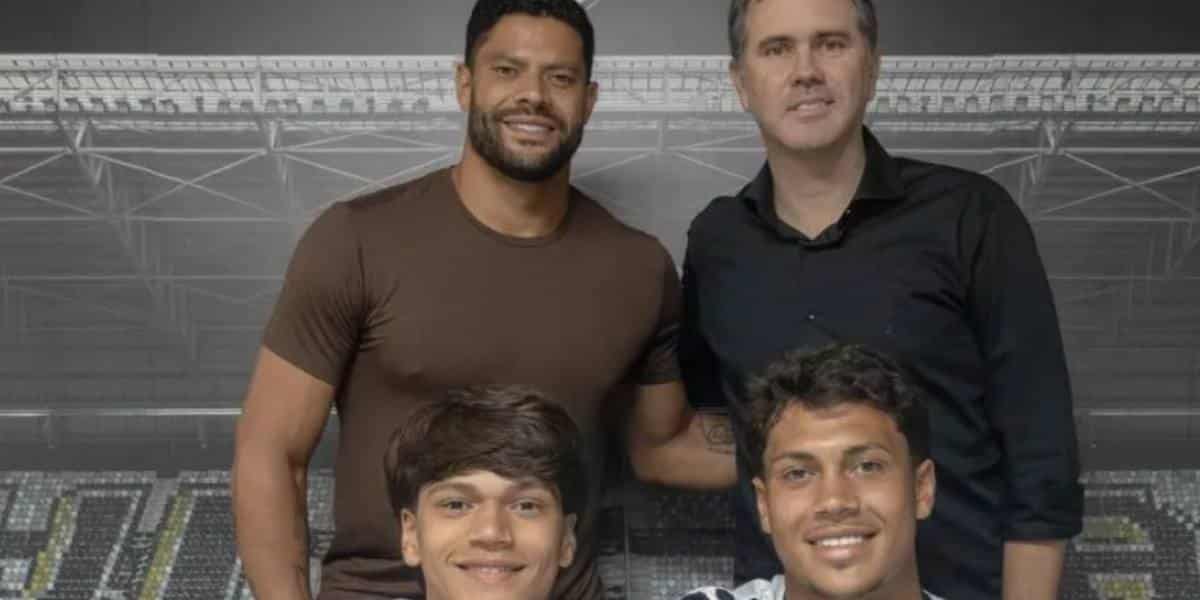 Hulk e os filhos Tiago e Ian