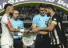 Neymar e Hulk cara a cara em jogo do Atlético contra o Santos