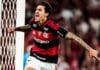 Pedro após fazer go no Flamengo