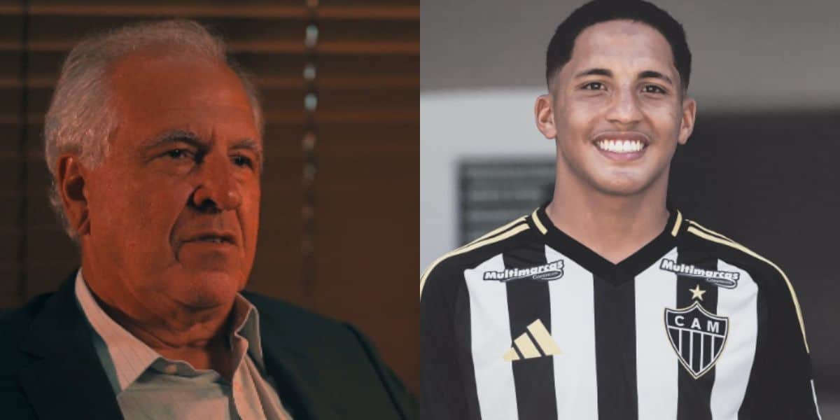 Rubens Menin e Riquelme Henrique sub-17