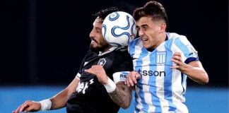 Alex Telles enfrenta o Racing pelo Botafogo