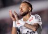 Neymar em jogo ruim pelo Santos