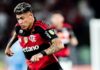 Carrascal em jogo pelo Flamengo