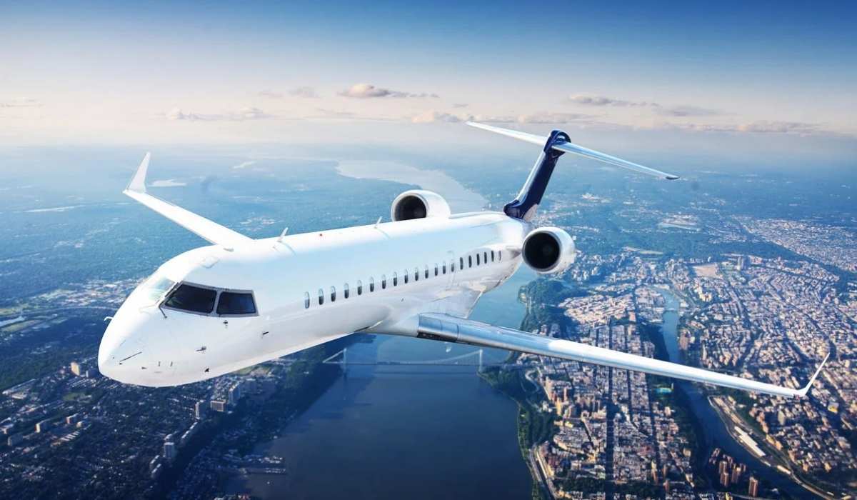 Avião em voo