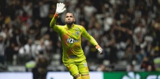 Goleiro do Atlético, Everson em campo