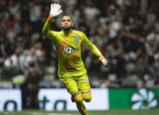 Goleiro do Atlético, Everson em campo