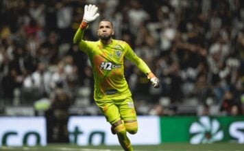 Goleiro do Atlético, Everson em campo