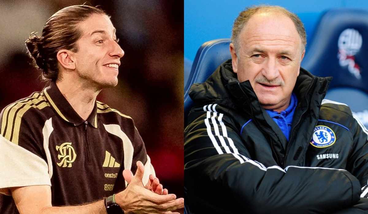 Filipe Luis e Felipão