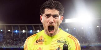 Goleiro Rossi do Flamengo