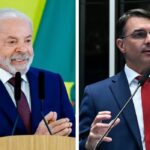 Lula e Flávio Bolsonaro