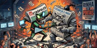 Jornal Estadão e Metrópoles brigam