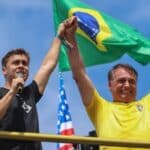 Nikolas Ferreira e Jair Bolsonaro juntos