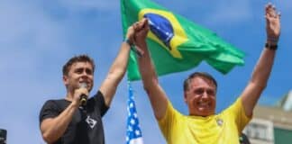 Nikolas Ferreira e Jair Bolsonaro juntos