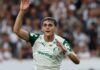 Ramon Sosa em campo pelo Palmeiras