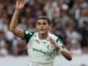 Ramon Sosa em campo pelo Palmeiras