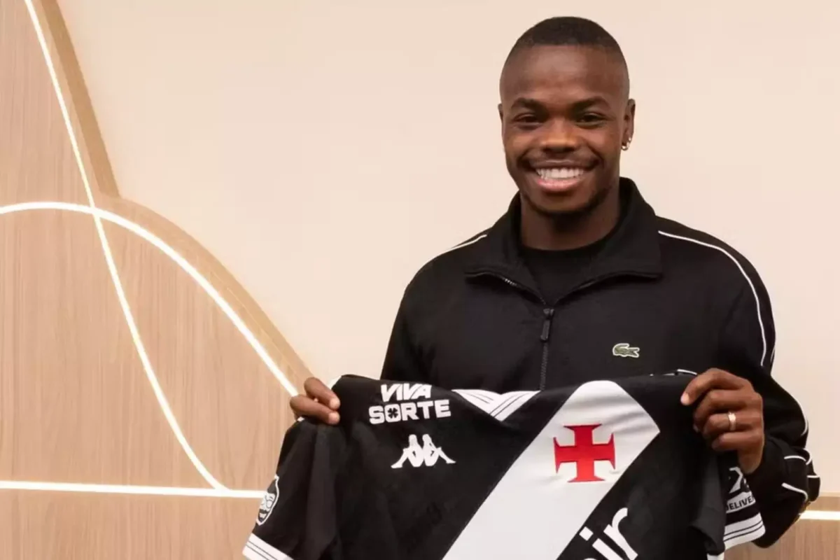 Foto: Andrés Gómez, atacante colombiano do Vasco ( Matheus Lima / Vasco da Gama) / Gávea News