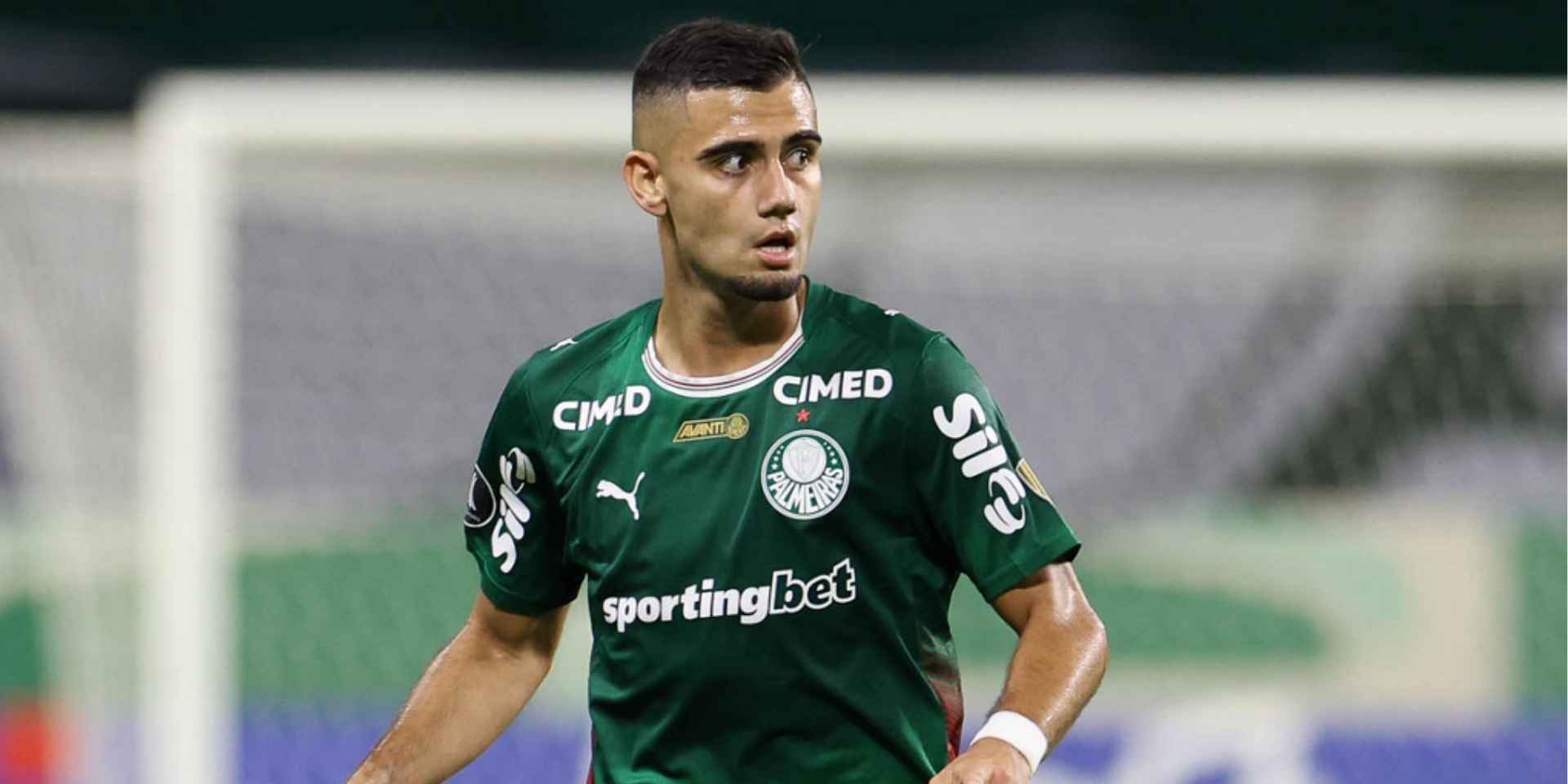 O jogador Andreas Pereira, da SE Palmeiras