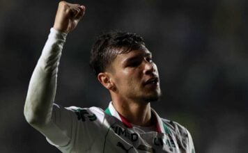 O jogador Erick Belé, da SE Palmeiras