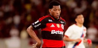 Jogador Gonzalo Plata no flamengo
