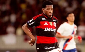 Jogador Gonzalo Plata no flamengo