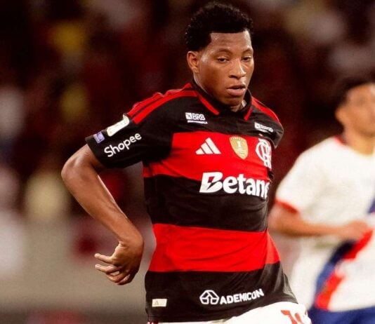 Jogador Gonzalo Plata no flamengo