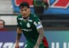 O jogador Gustavo Gómez, da SE Palmeiras