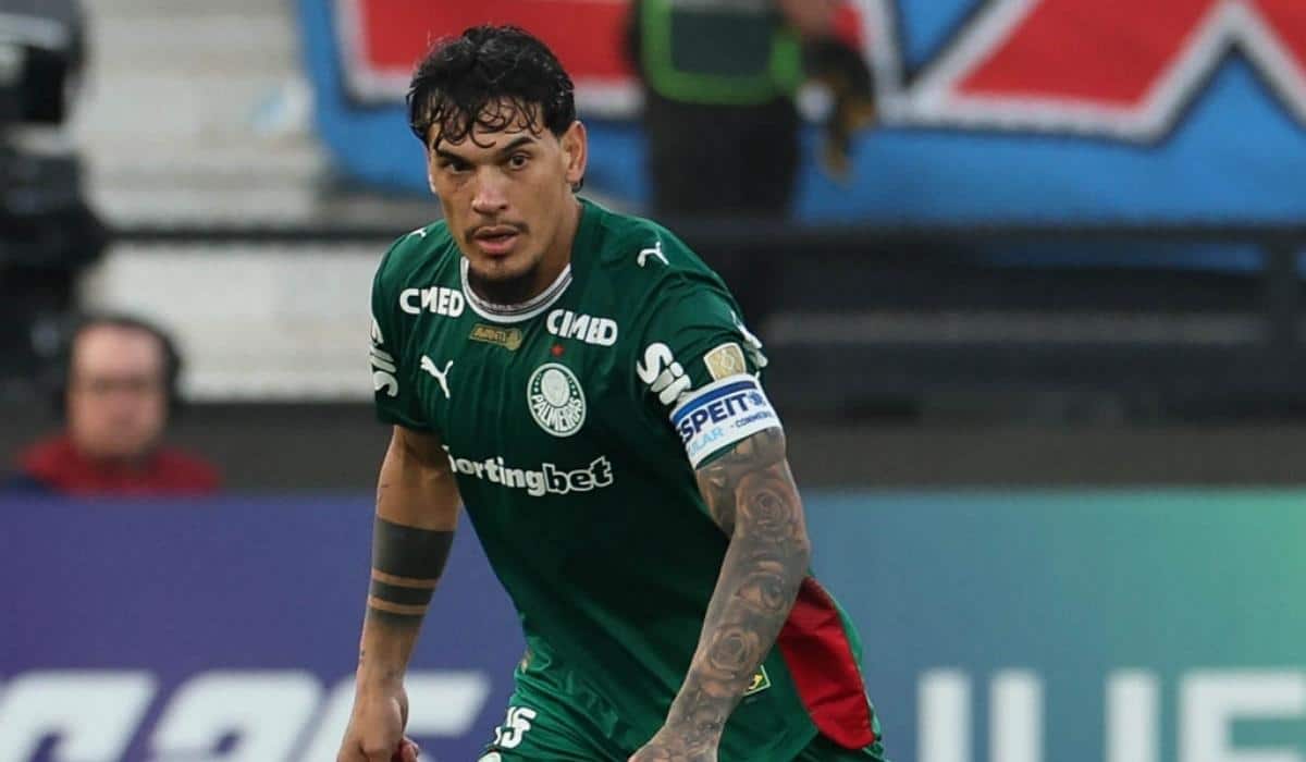 O jogador Gustavo Gómez, da SE Palmeiras