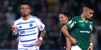 Keny Arroyo e andreas pereira do Cruzeiro e do palmeiras