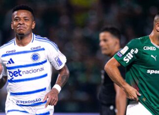 Keny Arroyo e andreas pereira do Cruzeiro e do palmeiras