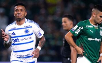 Keny Arroyo e andreas pereira do Cruzeiro e do palmeiras