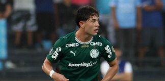 O jogador Agustín Giay, da SE Palmeiras