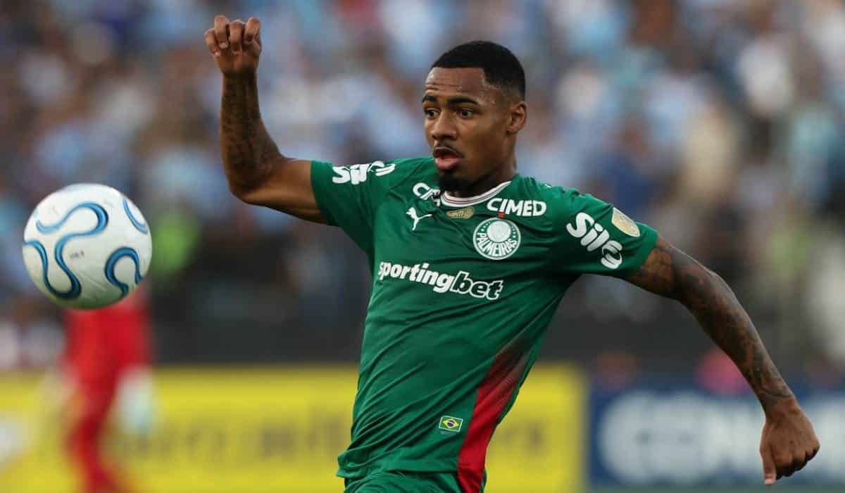 O jogador Allan, da SE Palmeiras