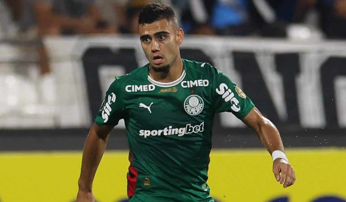 O jogador Andreas Pereira do palmeiras