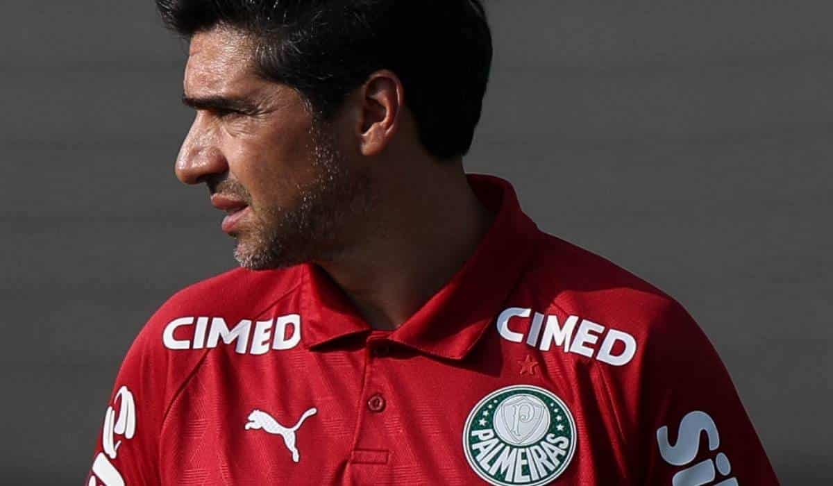 O técnico Abel Ferreira