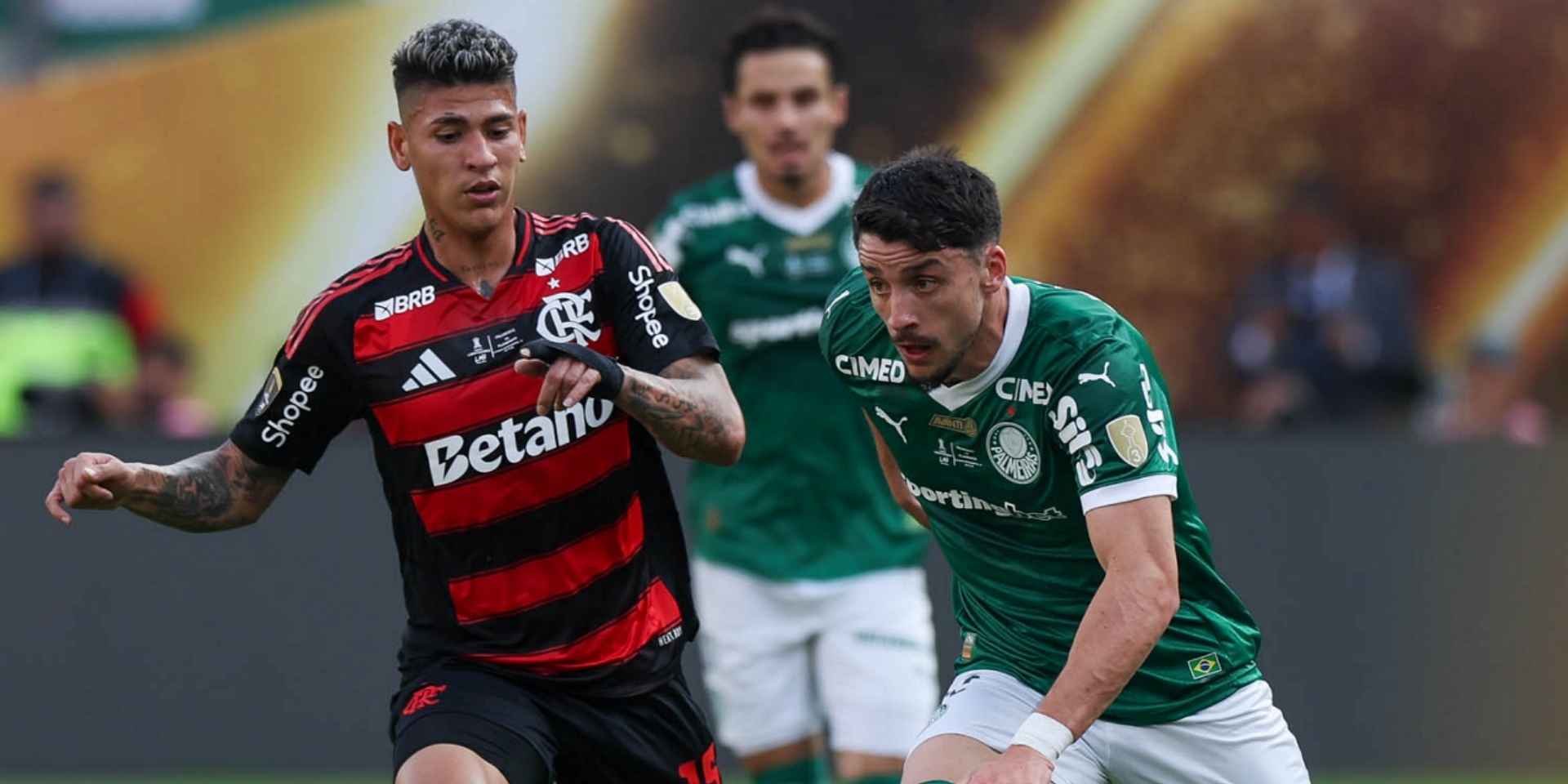 Carrascal e Piquerez, de Flamengo e Palmeiras