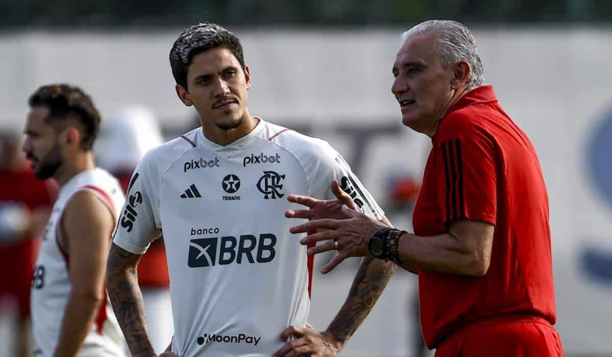 Tite e Pedro no Flamengo